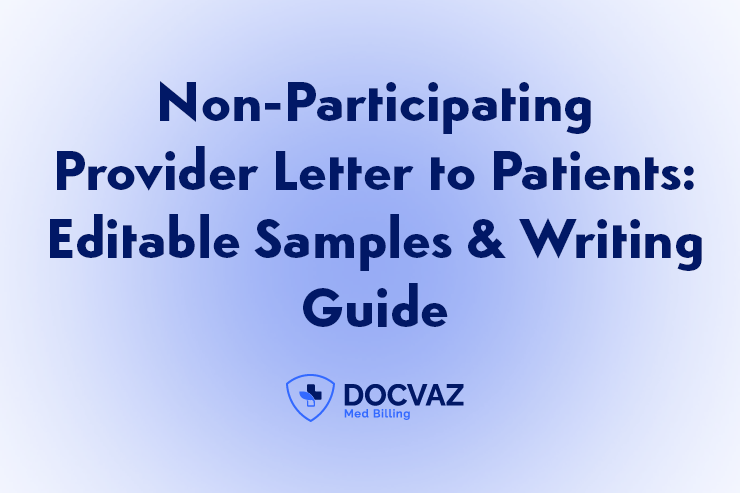 Non-Participating Provider Letter to Patients: Editable Samples & Writing Guide
