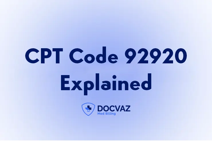 CPT Code 92920 Explained